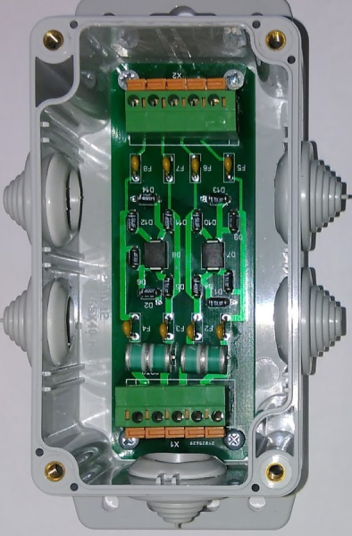 Захист послідовного інтерфейсу DLFU-01 
